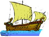 A typical Roman ship, such as Paul sailed in.